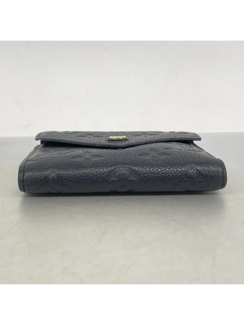 Louis Vuitton Trifold Wallet Monogram Empreinte Portefeuille Victorine Noir